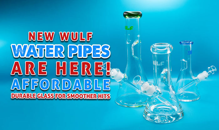 Neue Wulf Water Pipes sind da: Preiswertes, langlebiges Glas für sanftere Züge