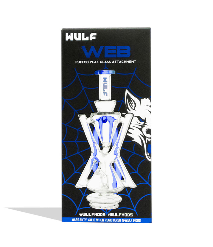 Blue Wulf Mods Web Puffco Peak Top packaging on white background